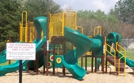 A playground is one of the key features of the Senator Blanche Lambert Lincoln Walking Track.