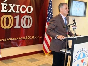 Mexican Consul General Andres Chao speaks at the event. 