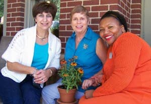 Just Among Women support group members (left to right) Merry Zakrzewski, DeAnn Shields-Marley and Debra Myton.