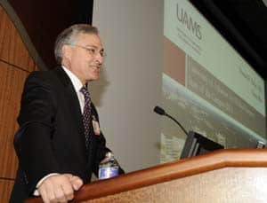 Chancellor Dan Rahn, M.D., reports on a successful 2010 during his State of the Campus address Jan. 13.