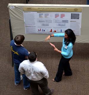 The research poster session featured 123 student projects from across all five UAMS colleges and the Graduate School, as well as resident physicians.
