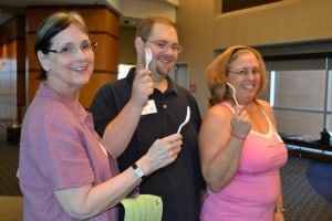 Elizabeth Vaughn-Neely, Daniel Moix and Alexa Rea are proud patients and advocates of the UAMS weight-loss plan.