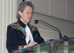 Temple Grandin, who has autism, overcame barriers to become one of the nation’s leading experts in the treatment of livestock.