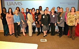A group photo featuring most of the UAMS Phenomenal Women for 2013.