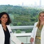 Pooja Motwani, M.D., left, and Megan Davis, M.D., on July 1 became co-directors of the UAMS Adult Sickle Cell Clinical Program.