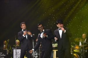 Guests were treated to a performance by the Las Vegas-based Rat Pack Tribute Show.