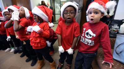 UAMS Head Start Carolers