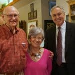 Stanley Teeter, M.D. and Maysel Teeter with Chancellor Dan Rahn, M.D.