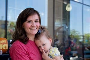 Lynn Kilbourne said she attended the NICU Reunion so that the UAMS doctors and nurses who cared for her daughter Eleanor could see how well the girl was doing now.