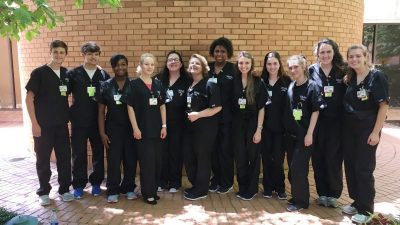 Participants in the 2017 HEALERS program spent two weeks at UAMS learning about health care careers.
