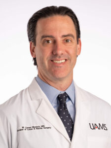 Board-certified colon and rectal surgeon Conan Mustain, M.D.