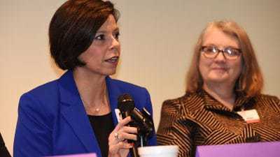 Trenda Ray, Ph.D., A.P.R.N., said avoiding complacency was one of the keys to moving gender equity issues toward progress.