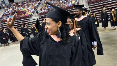 UAMS celebrated 969 new health care professionals at its 2018 commencement ceremony May 19 at Verizon Arena in North Little Rock.
