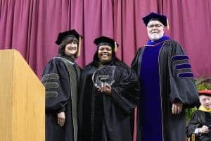 Lanita White, Pharm.D., received the Chancellor's Teaching Award for Society and Health Education Excellence.