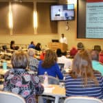 About 160 physicians, nurses and physical therapists came to the first Neurosciences Conference at UAMS.