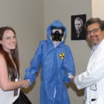 Rachel Pahls, M.D., and Kedar Jambhekar, M.D., of the UAMS Radiology Department, created an escape room to engage new residents in learning about the medical specialty.