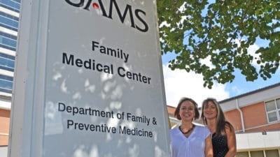 Whiteside-Mansell and Dubriske near Family Medicine sign