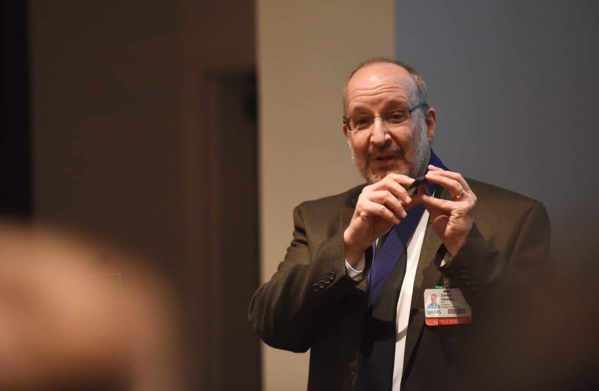 David Ussery, Ph.D., conducting a sequencing workshop. (file photo)