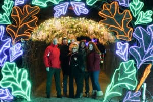 Mark Bremer enjoys Christmas light displays with his family in Hot Springs. 