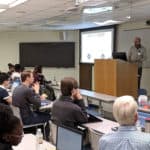 Nearly 40 students from across the state gathered at UAMS during spring break to attend a free genomics workshop March 18-20 where they learned about third-generation sequencing through lectures and hands-on computer work.