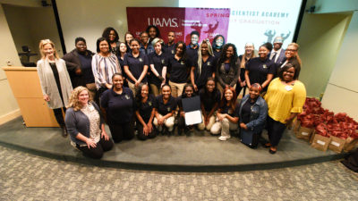 Students in the Little Rock School District's Excel Program were the first high school students to graduate from the Community Scientist Academy.