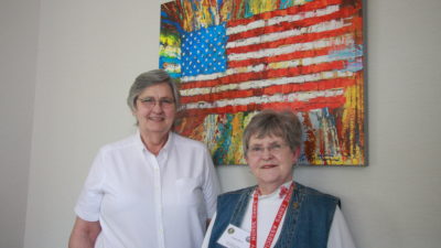 Ellen Hodges and JoAnn Hennessy Smith.