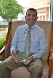 John Spollen, M.D., received the Chancellor’s Award for Teaching Excellence.