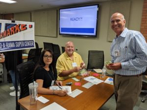 Volunteers ran stations simulating commercial, social and community services while participants managed their financial resources and dealt with life events.