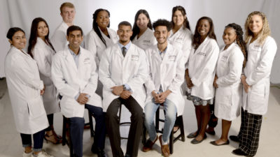 Group shot of students