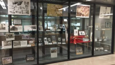 A new exhibit from the UAMS Historical Research Center celebrating the 140th anniversary of UAMS has been installed near the College of Medicine administrative offices.