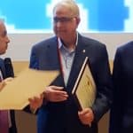 Dr. Mehta receiving award