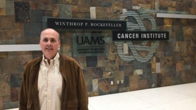 David Sutton of St. Petersburg, Florida, recently completed a five-day bike ride to raise $7,000 for the Myeloma Center.