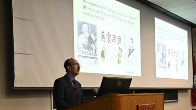 "Today we realize there's a place for functional or medicinal food," said Bahram H. Arjmandi, Ph.D., who recently spoke about at UAMS in celebration of National Nutrition Month.