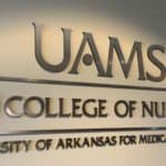 UAMS College of Nursing sign