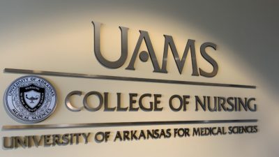 UAMS College of Nursing sign