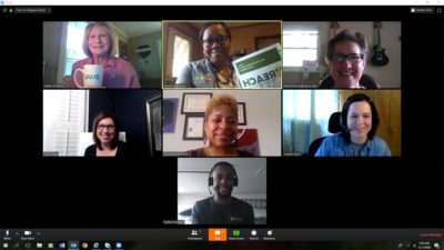 Zoom meeting screen shot