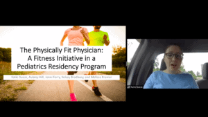 Kimberly Guess, M.D., M.P.H., a resident at Arkansas Children's Hospital, presents “The Physically Fit Physician: A Fitness Initiative in a Pediatrics Residency Program."