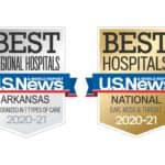 Badges for best hospital and top ENT