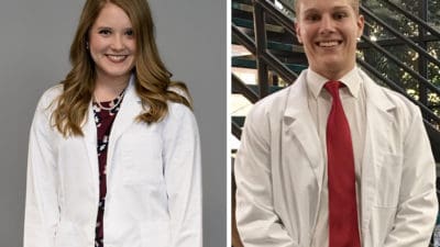 Madison Green, left, and Michael Kramer