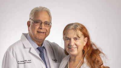 Jawahar “Jay” Mehta, M.D., Ph.D., and Paulette Mehta, M.D., M.P.H., have created the Drs. Paulette and Jay Mehta Award in Creative Writing to encourage creative expression at UAMS.