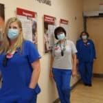 Nurses in hall