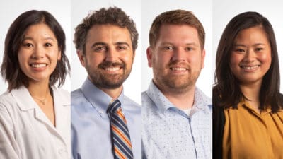 San Bui, M.D.; James Scott Steele, M.D, Ph.D.; Toby Belknap, M.D.; and Ming Hwei Yek, Psy.D. recently joined the Psychiatric Research Institute.