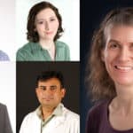 Five UAMS scientists each received $15,000 in seed funding for new research. Top row: Youssef Aachoui, Ph.D., Merideth Addicott, Ph.D., Alicia Byrd, Ph.D. Bottom row: Behjatolah "BJ" Karbassi, Ph.D., and Rupak Pathak, Ph.D.