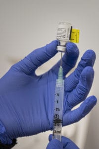 UAMS received 2,000 doses of the COVID-19 vaccine to begin vaccinating front-line employees.