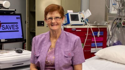 Freda Dodd of Marmaduke is one of thousands of stroke survivors treated through the Institute for Digital Health & Innovation's Stroke Program.