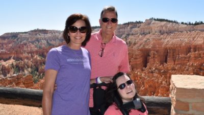 Jim, Patti and Mary Drake at the Grand Canyon during their 14-day road trip. (Photo courtesy of the Drakes)