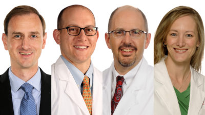 David Bumpass, M.D., Steve Cherney, M.D., Simon Mears, M.D., Ph.D., and Theresa Wyrick, M.D.