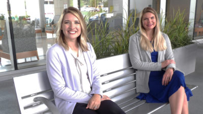 Jessica Coker, M.D., (left) and Erin Bider, M.D., collaborated on a paper detailing the rise in cases of postpartum psychosis they saw at UAMS' Women's Mental Health Program during the COVID-19 pandemic.