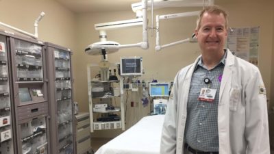 Michael Wilson, M.D., an assistant professor of Emergency Medicine, is studying how methamphetamine affects the human body, particularly how the body responds to stress.