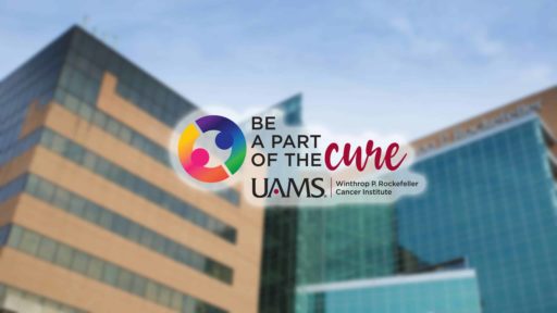 "Be A Part of The Cure" and text or call in your donation in support of our cancer research efforts.